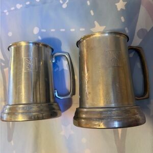 Vintage Playboy aluminum beersteins